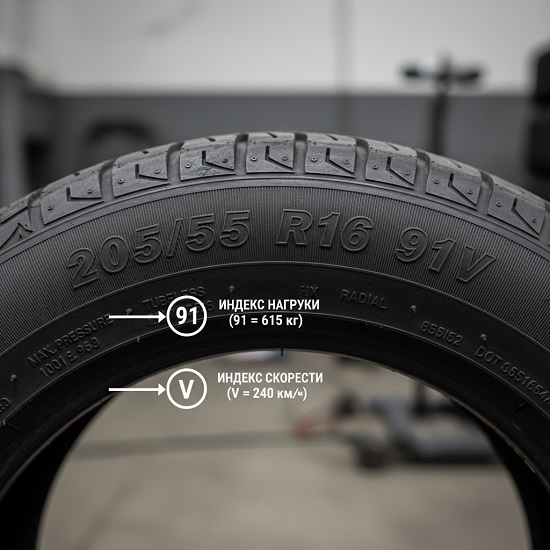 индексы на шинах