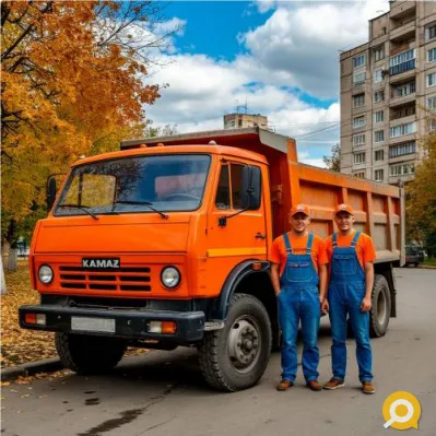 Вывоз мусора самосвалом Камаз, все районы Макеевки