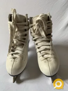 Коньки Graf Montana белые для фигурного катания. Размер 32.