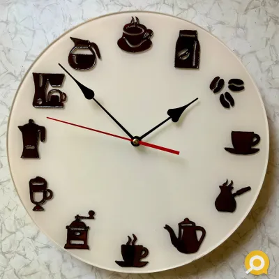 Настенные часы "Кофе", 31 см.