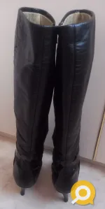 Сапоги кожаные демисезонные