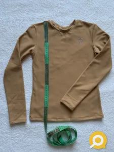 Термобелье (кофта + лосины) телесного цвета для девочки , рост 140