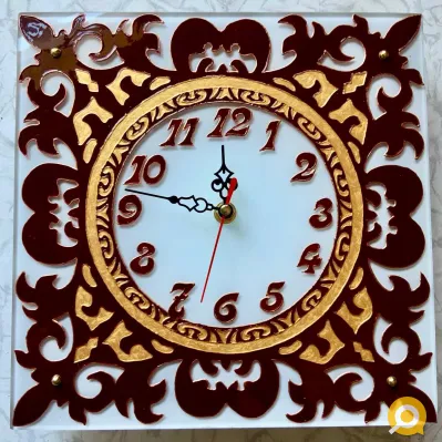 Настенные часы "Ажур", 25 на 25 см.