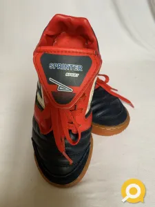 Кроссовки на шнуровке Sprinter Sport сине-красные, натуральная кожа, р. 32