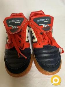 Кроссовки на шнуровке Sprinter Sport сине-красные, натуральная кожа, р. 32