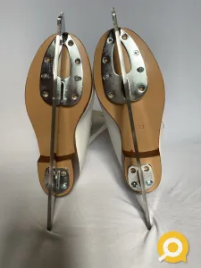 Коньки «Twizzle Prima» белые для фигурного катания. Размер 33. Производство Россия-Италия.