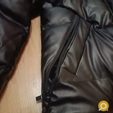 Куртка женская зимняя экокожа