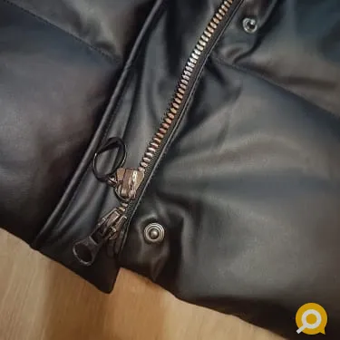 Куртка женская зимняя экокожа